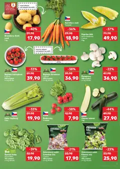Náhled letáku Zeleninový salát Coleslaw mix, I. jakost, 180 g balení, (=1 kg 99,45) od 24.06.2026 | Strana: 3 | Produkty: Rajčata, Paprika, Brambory, Celer