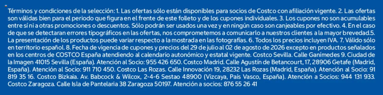 Costco Disfrute de estos descuentos │ válido desde el 29/07/2026 | Página: 5