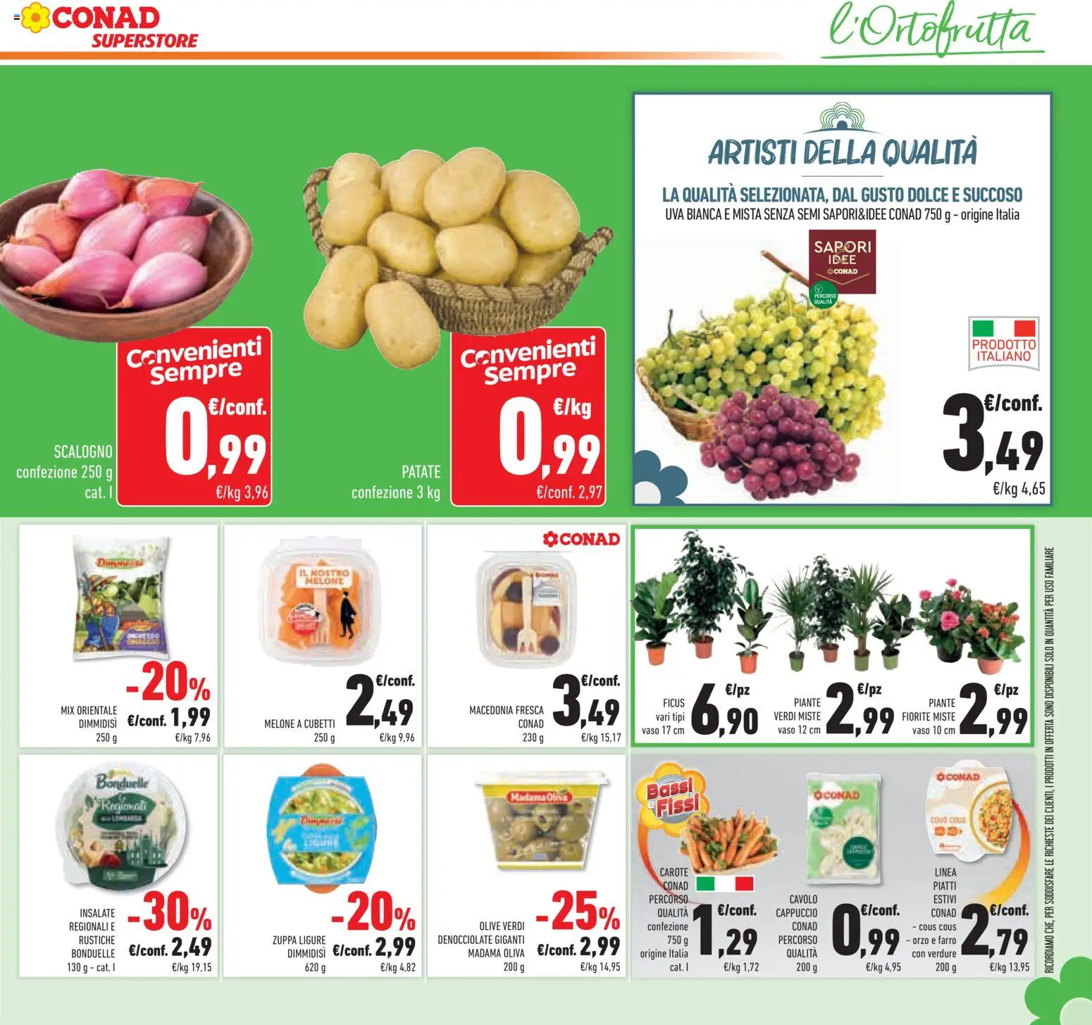 Volantino Conad del 26/08/2026 | Pagina: 11 | Prodotti: Piatti, Cavolo, Cappuccio, Cavolo cappuccio