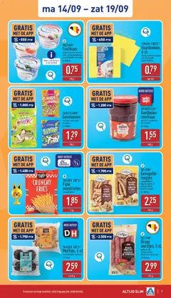 Aldi folder week 38 - Voorbeeld van een folder van Aldi, geldig van 14/09/2026 | Pagina: 7 | Producten: Varkensvlees, Gevogelte, Strips, Muffins