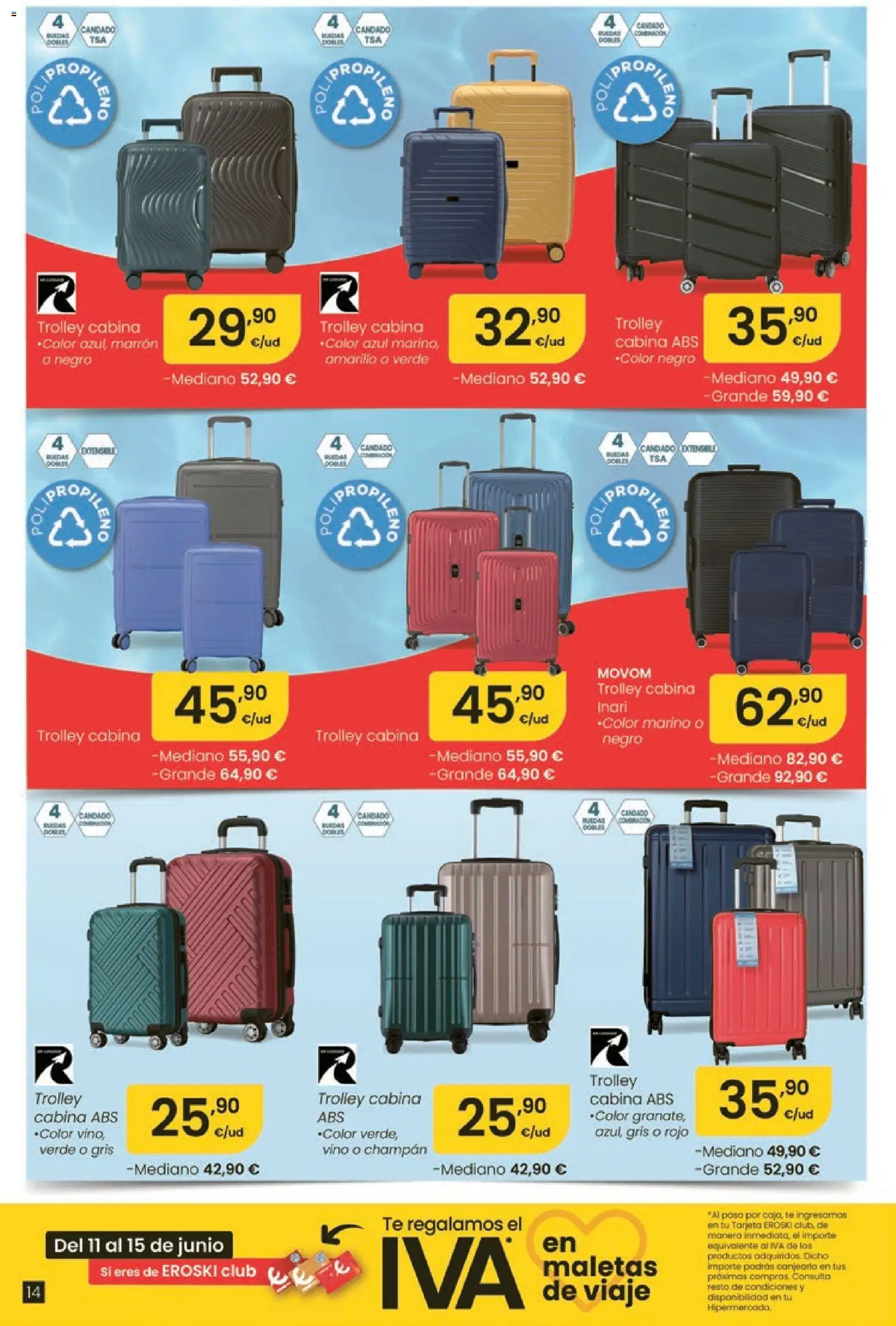 Eroski Oh! Oferta Pontevedra │ válido desde el 11.06.2026 | Página: 14 | Productos: Vino, Té
