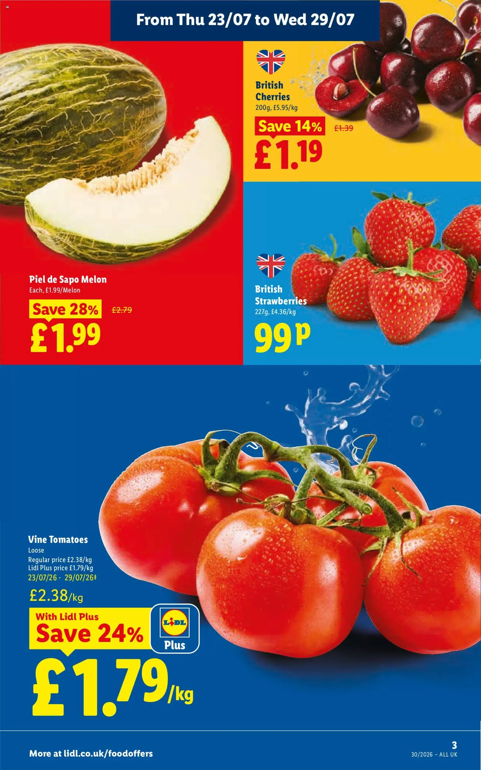 {H1} | Page: 3 | Products: Tomatoes, Strawberries