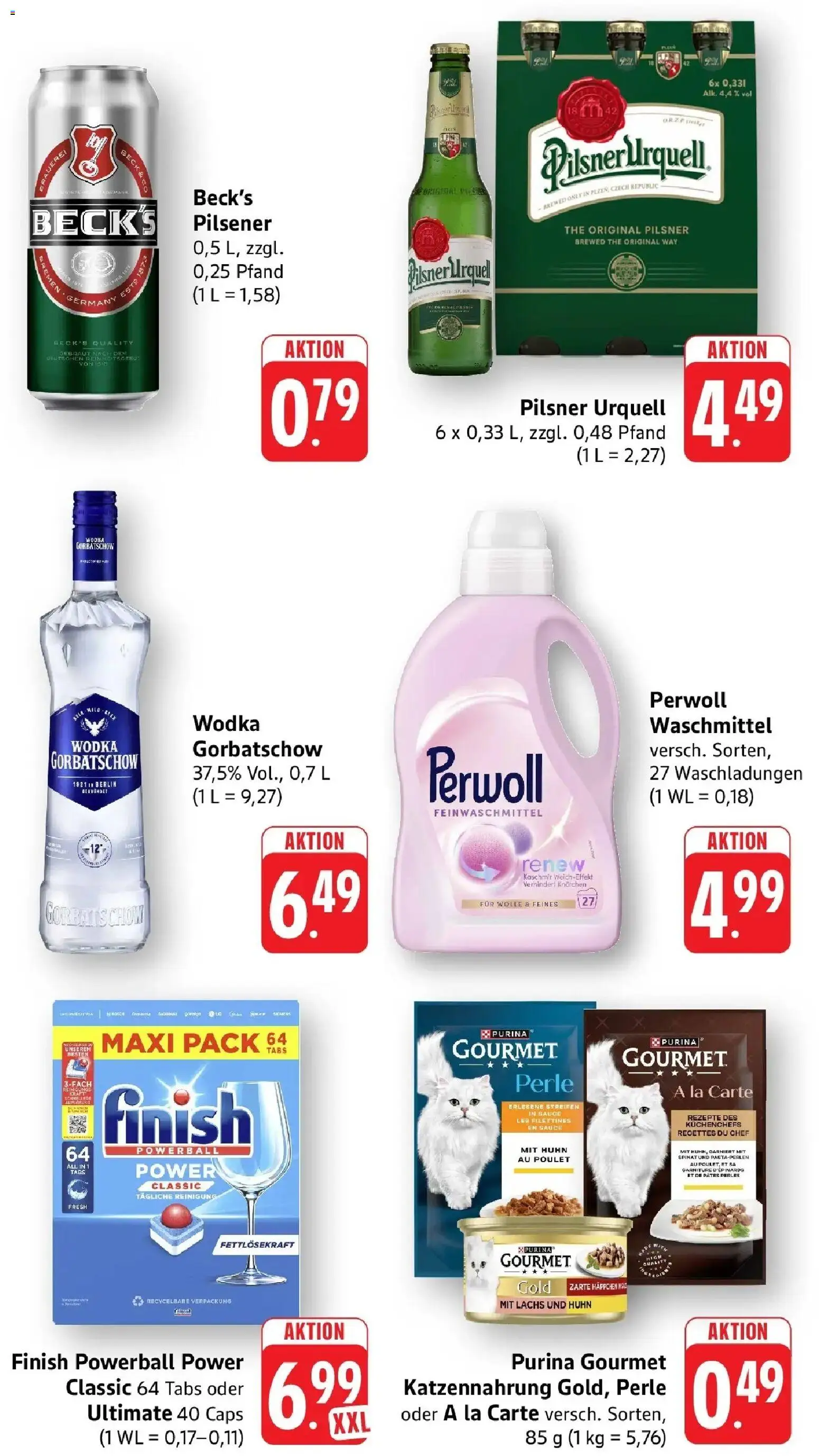 nah & gut Prospekt Sinsheim – gültig ab 19.10.2026 | Seite: 9 | Produkte: Finish, Lachs, Waschmittel, Purina gourmet gold