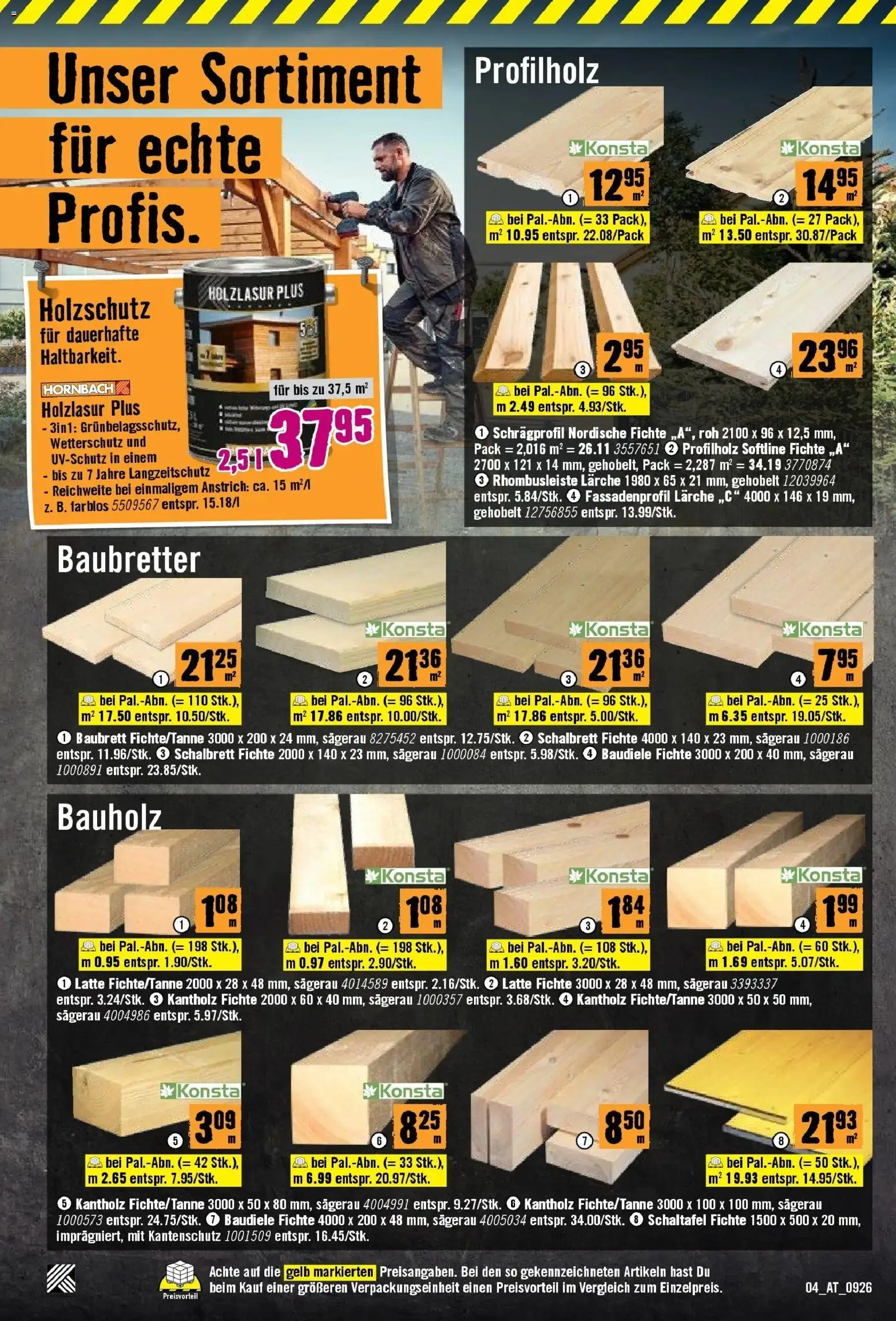 Hornbach - Hornbach: Es gibt immer was zu tun. von 16.09.2026 - Aktuelle Angebote | Seite: 4