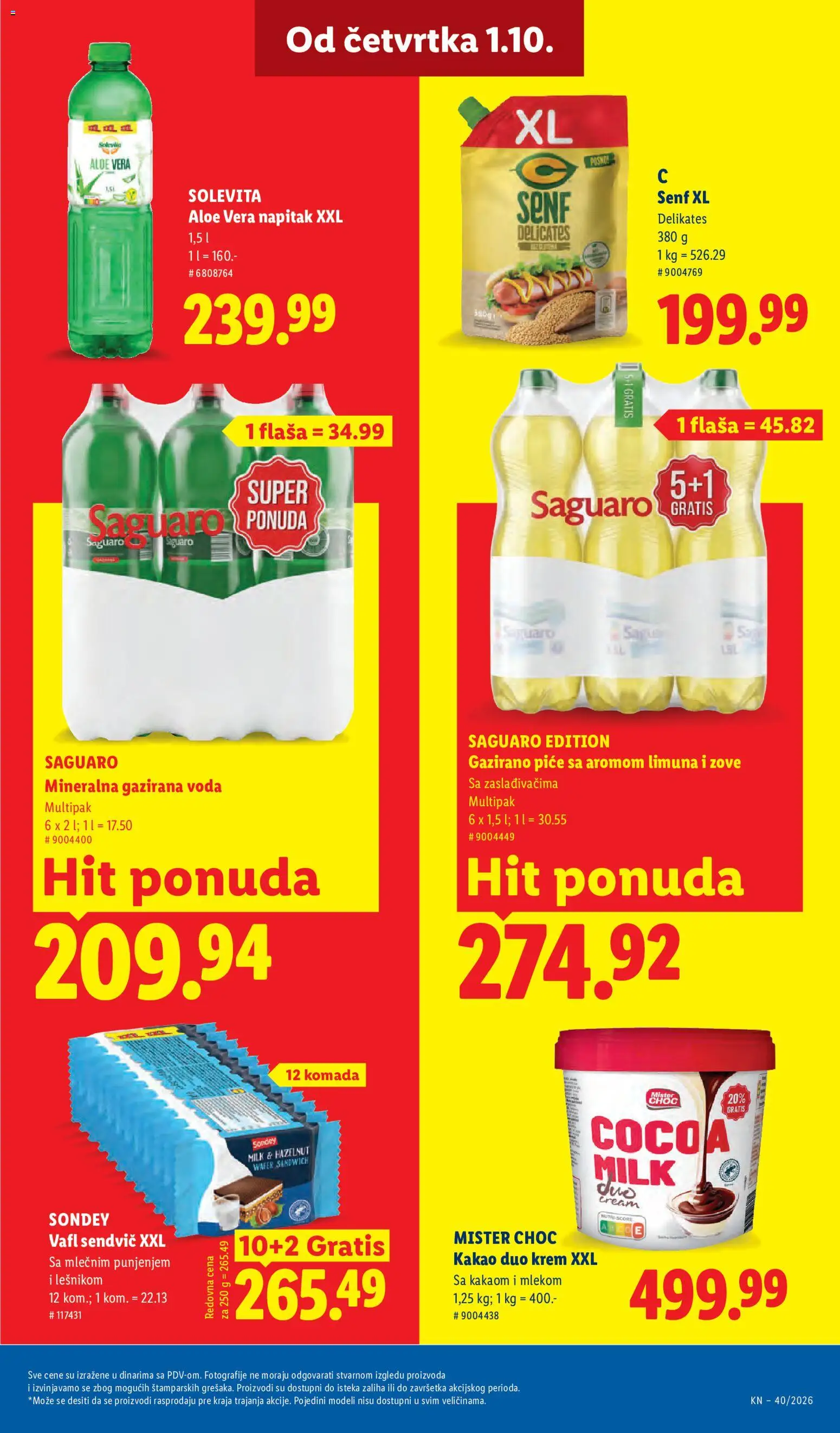 Lidl katalog - važi od 01.10.2026 | Strana: 63