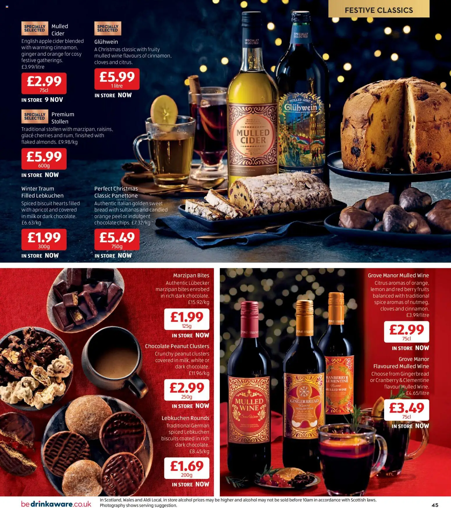 {H1} | Page: 45 | Products: Apple, Bread, Orange, Alcohol