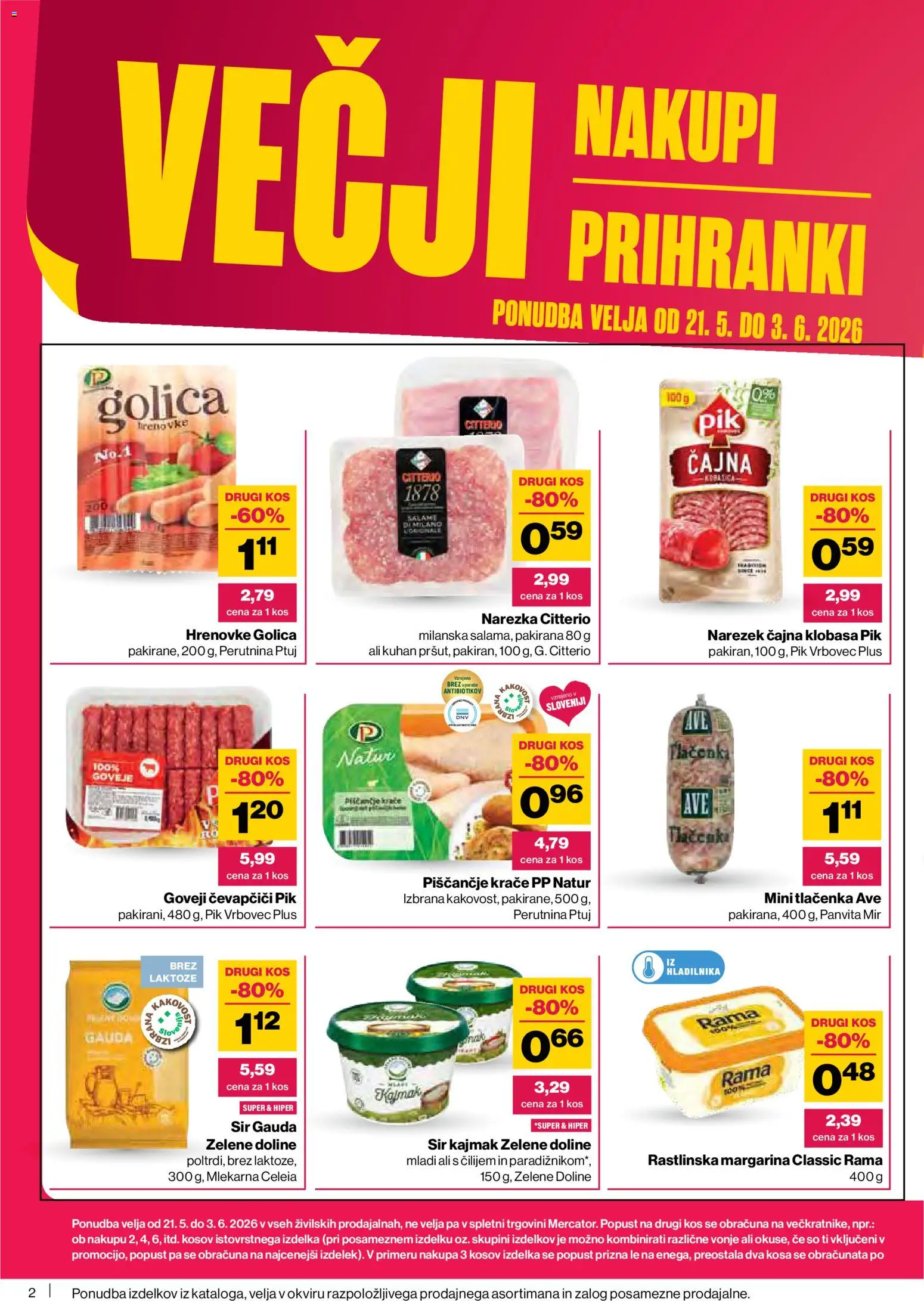 Novi Mercator katalog ponudbe – veljaven od 21.05.2026 | Stran: 2