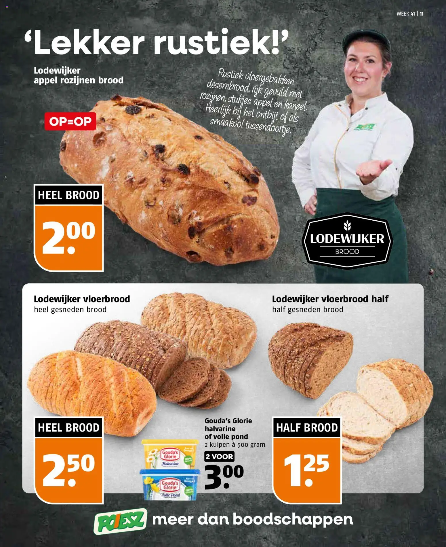 {H1} | Pagina: 11 | Producten: Brood, Rozijnen, Appel