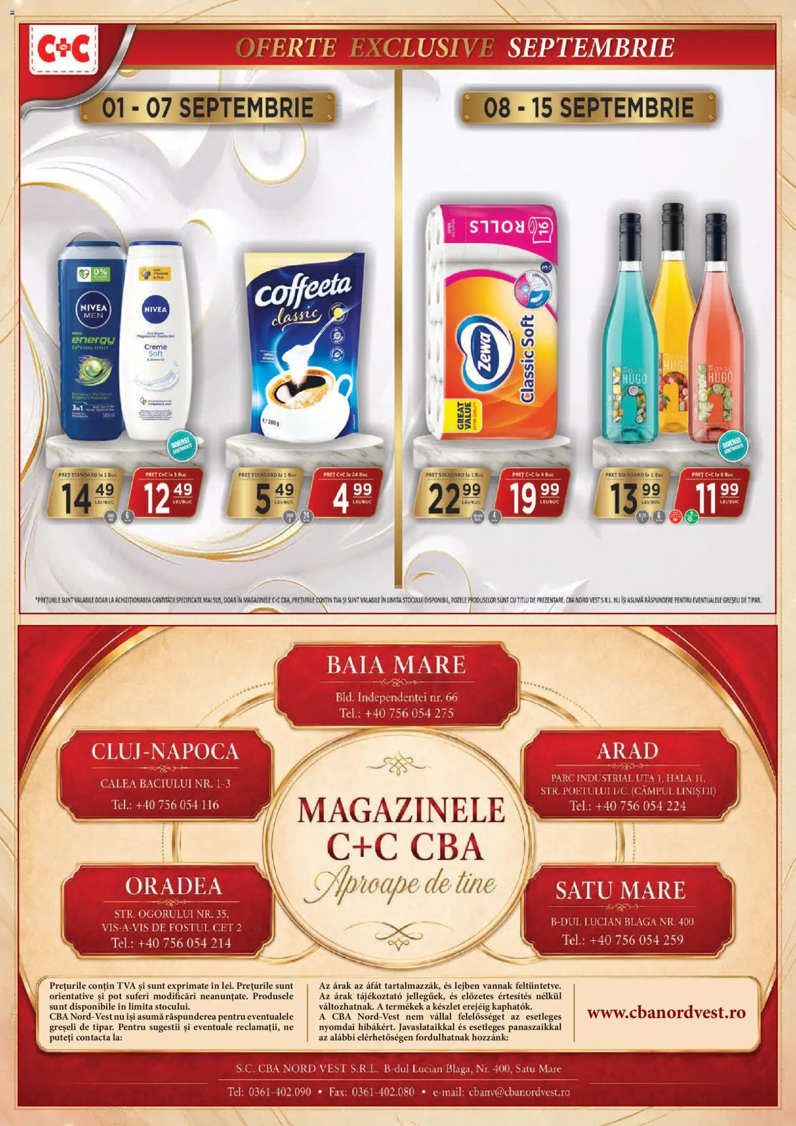 Noul catalog CBA – valabil de la 01.09.2026 | Pagină: 12 | Produse: Nivea, Hugo