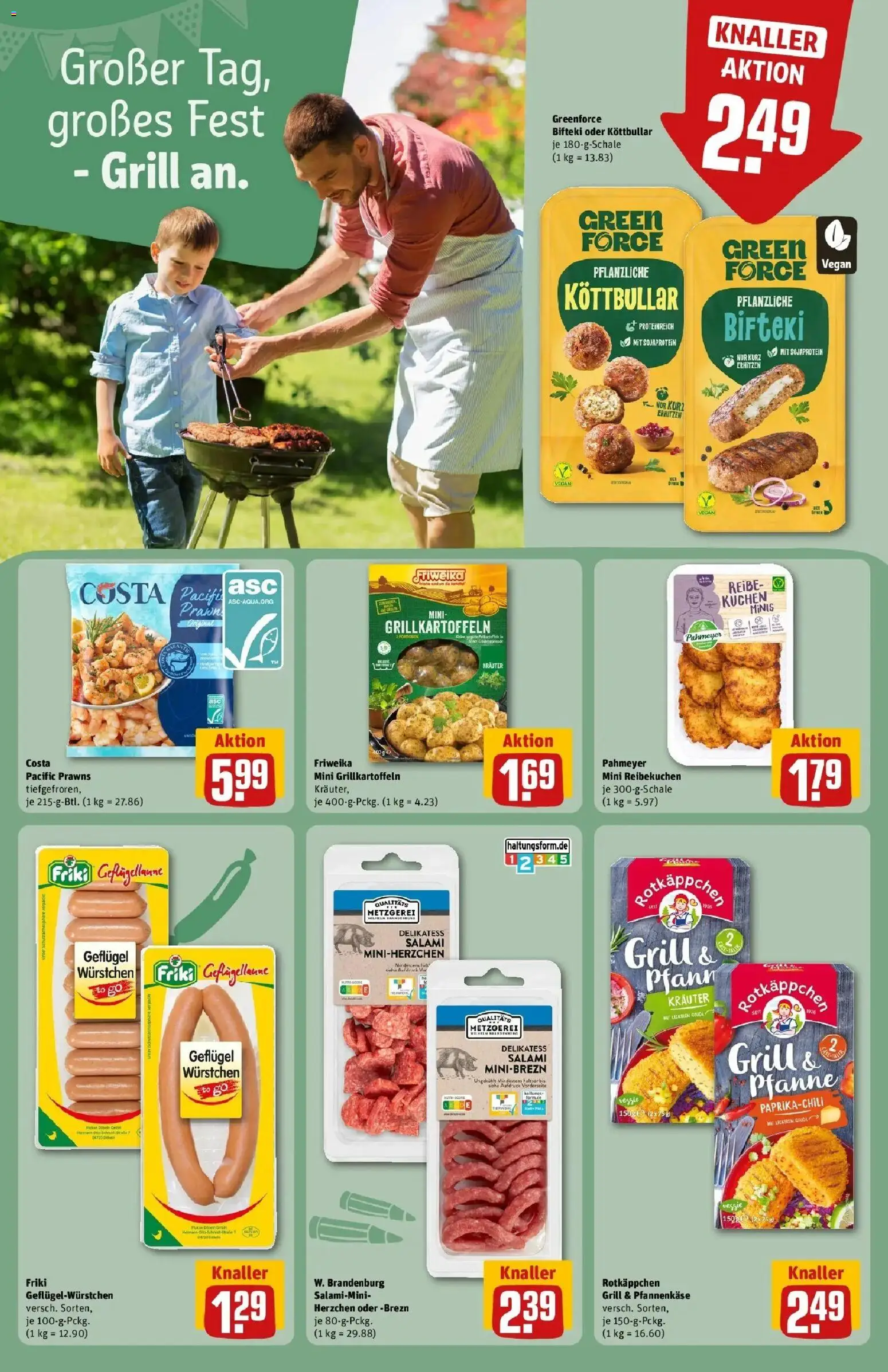REWE Prospekt ab 17.08.2026 zum Blättern » Angebote | Seite: 21 | Produkte: Grill, Rotkäppchen, Salami, Kuchen
