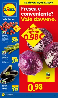 Anteprima del volantino Lidl volantino Fresca e conveniente valido a partire dal 14.05.2026