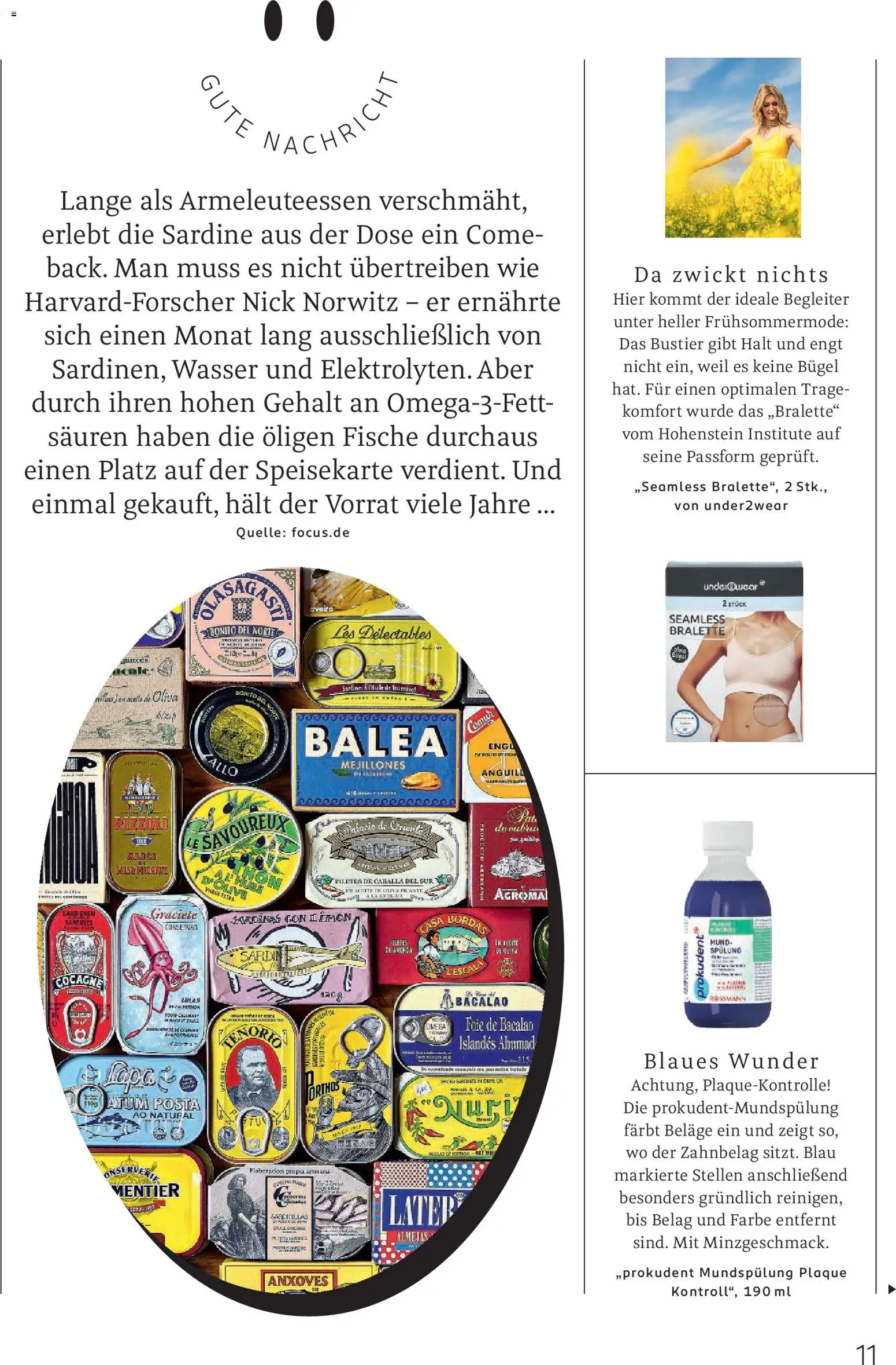 Rossmann Centaur – gültig ab 01.05.2026 | Seite: 11 | Produkte: Bralette, Spülung, Wasser
