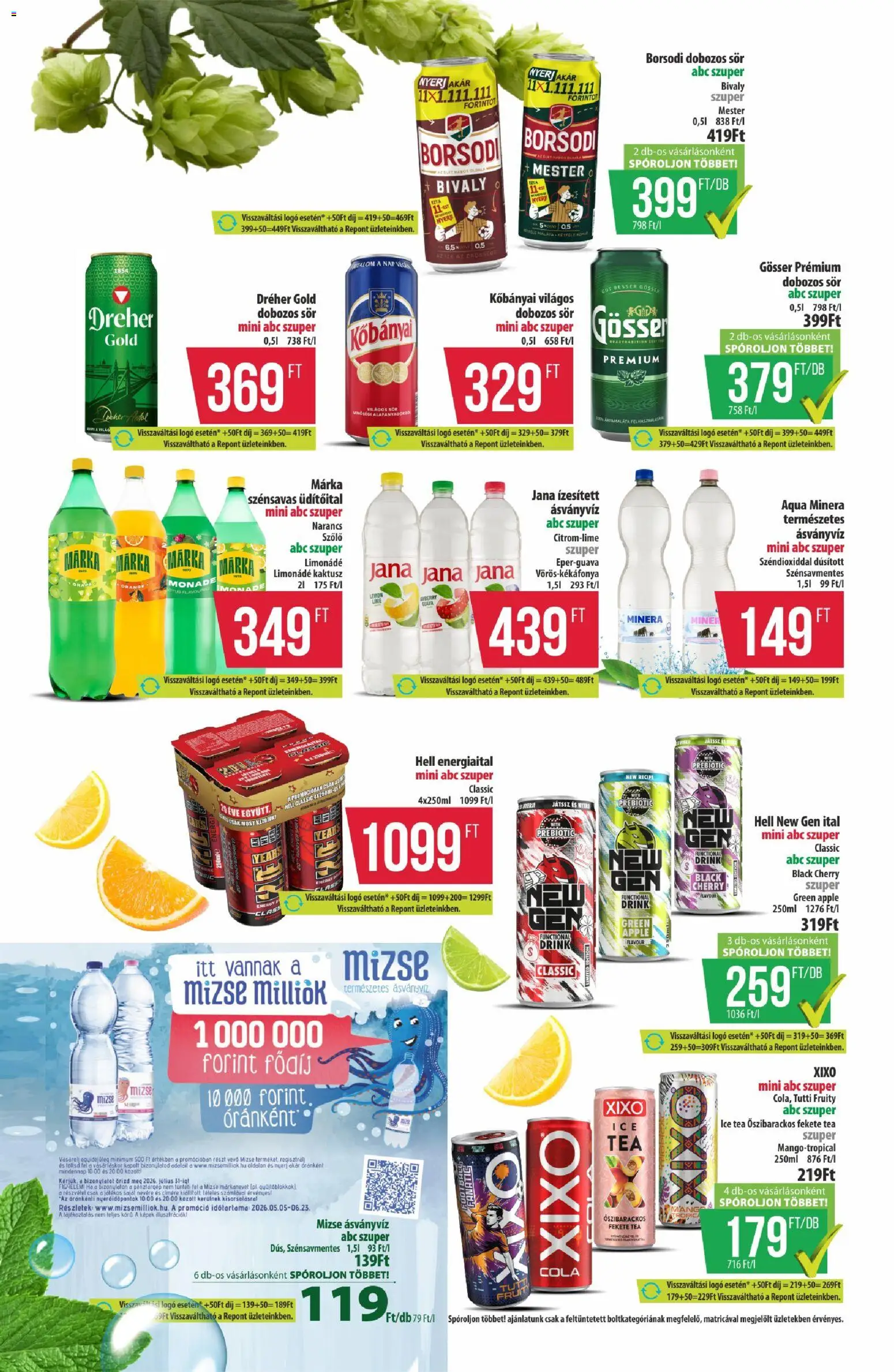 COOP akciós ujság - amely érvényes a következő dátumtól: 18.06.2026 | Oldal: 10