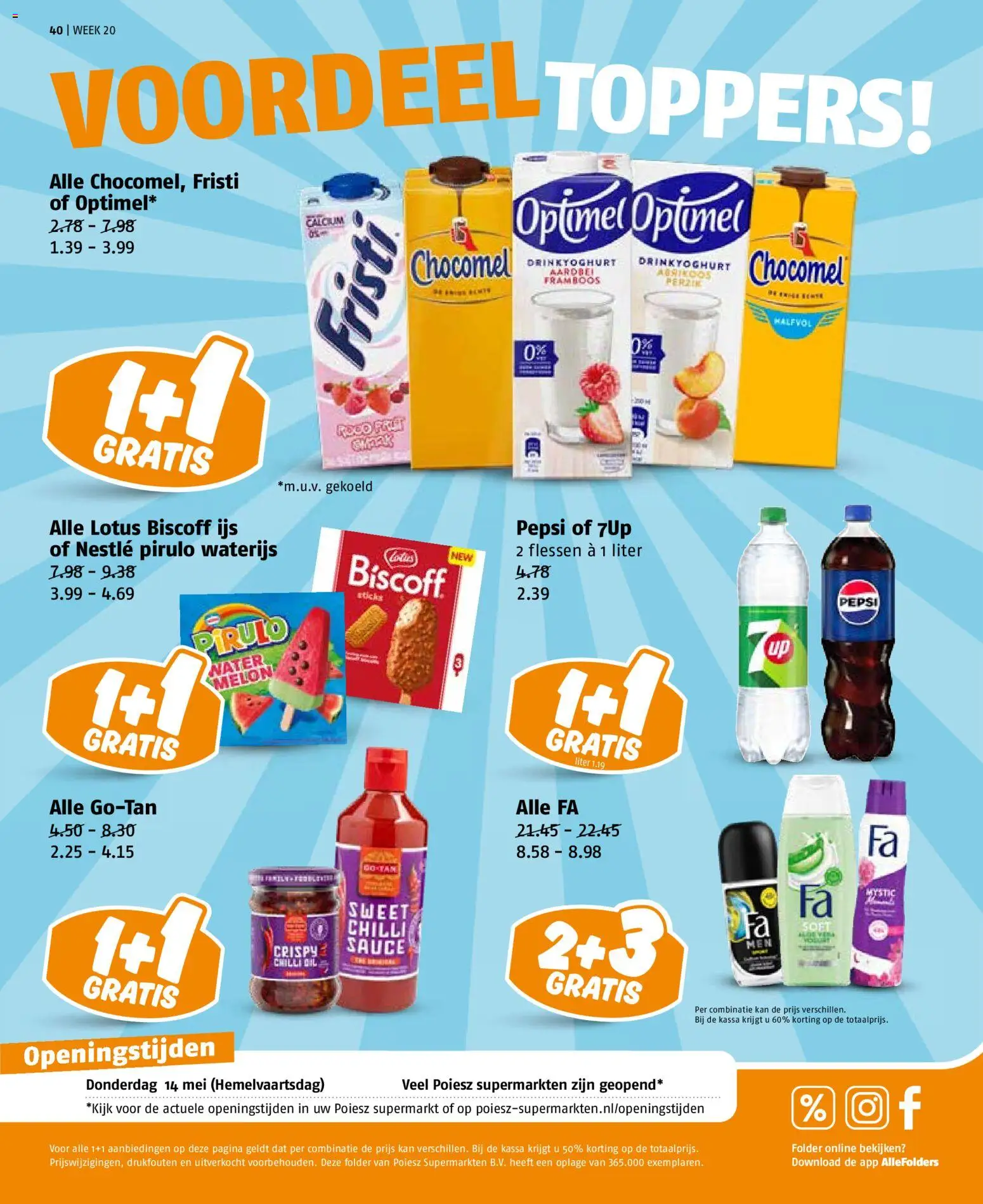 {H1} | Pagina: 40 | Producten: Kan, Pepsi, Friet, 7up