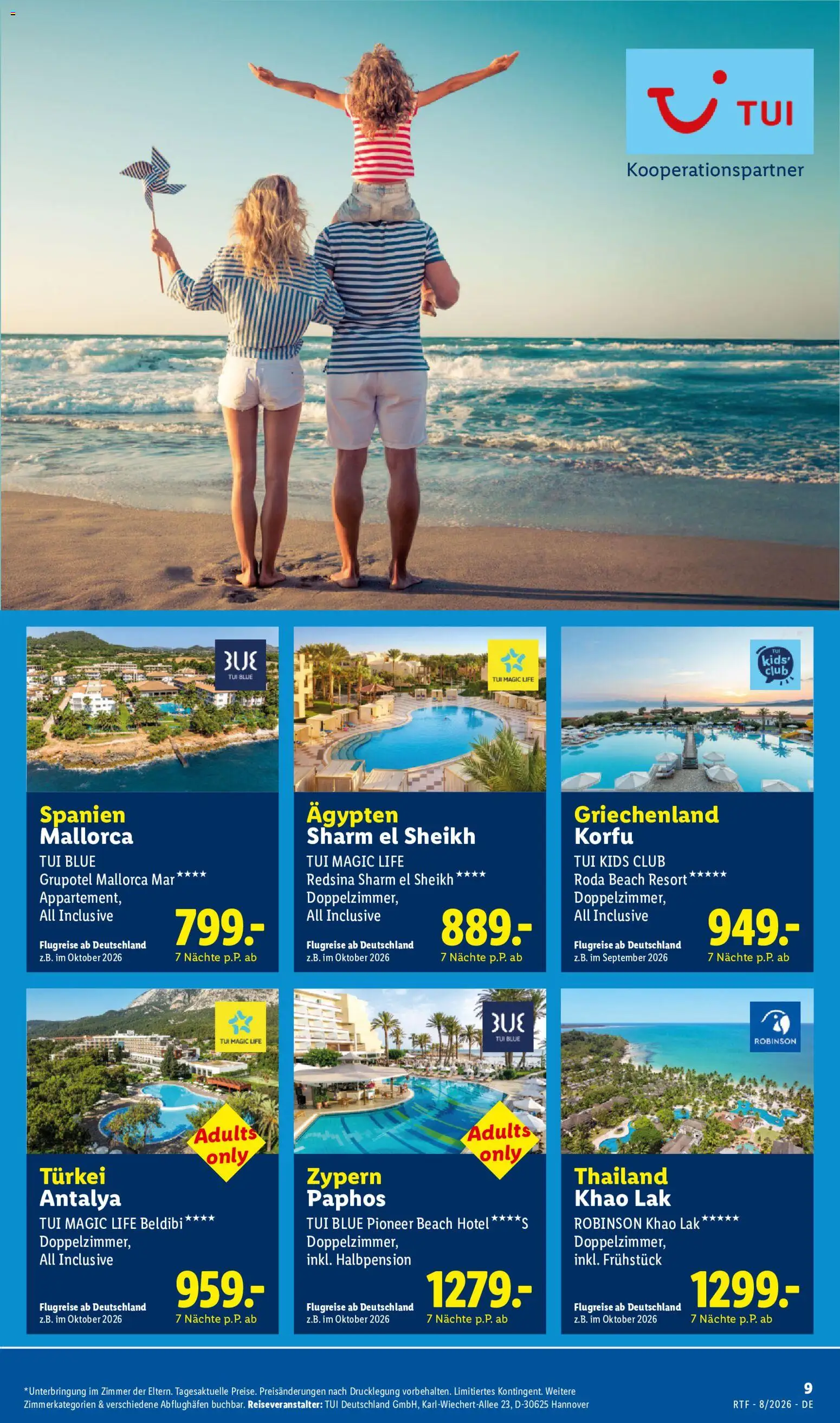 Lidl Reisen Prospekt – gültig ab 12.08.2026 | Seite: 9