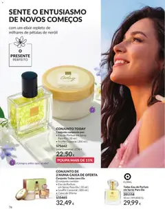 Pré-visualização Catálogo Avon Campanha 8 válido de 01/08/2026 | Página: 76 | Produtos: Caixa