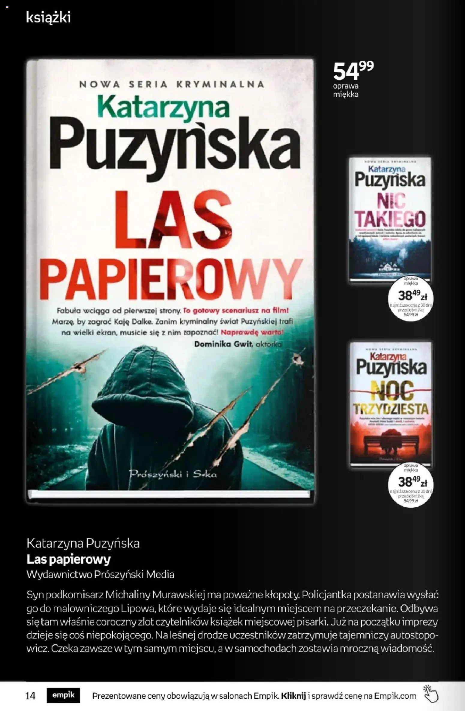 Empik promocje - Tom kultury Książki od 17.06.2026 | Strona: 14