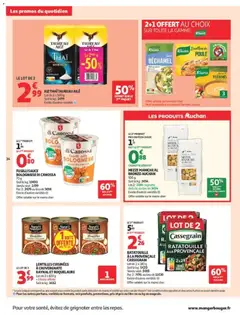 Auchan - Prévisualisation de FUSILLI SAUCE BOLOGNAISE DI CANOSSA, 70 g valide à partir de 06/10/2026 | Page: 34