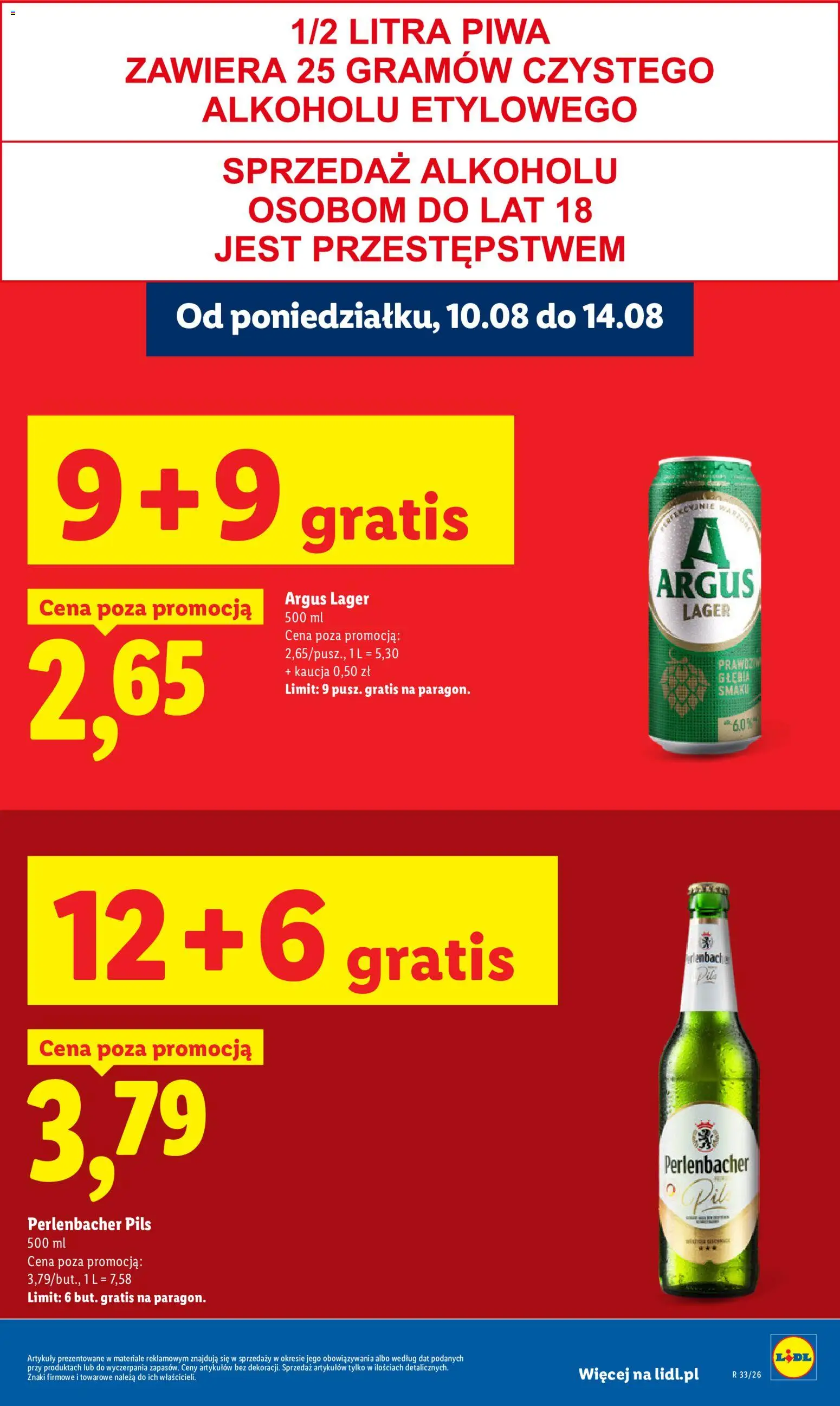Lidl Polsko leták od 12.08.2026 | Strana: 25 | Produkty: Argus, Perlenbacher