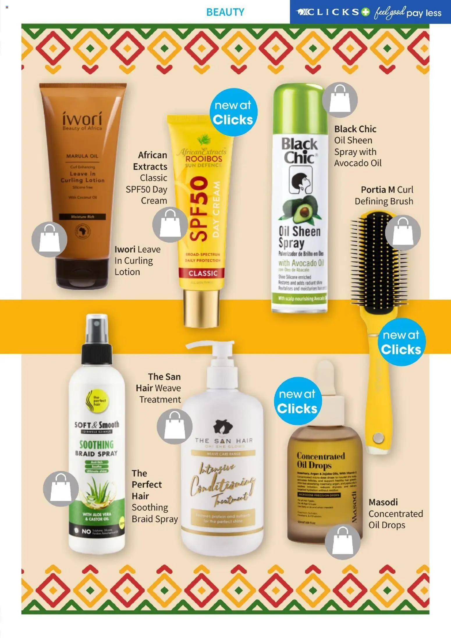 New Clicks catalogue – valid from 01/08/2026 | Page: 33 | Products: Oil, Cream, Day cream, Lotion