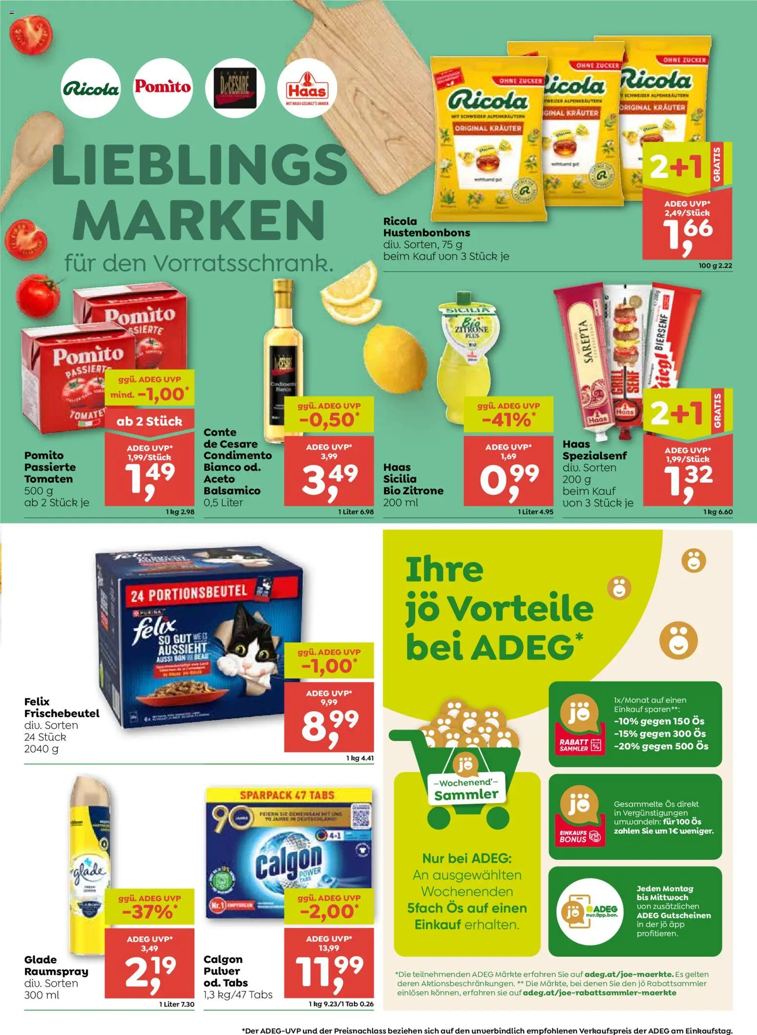ADEG Flugblatt gültig ab 03.09.2026 | Seite: 7 | Produkte: Zucker, Zitrone, Tomaten