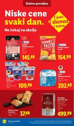 PILOS Niskomasni sveži sir, 0,2% masti 500 g - pregled Lidl kataloga - važi od 16.07.2026 | Strana: 48