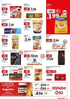 Anteprima del volantino bennet volantino valido a partire dal 18/06/2026 | Pagina: 5 | Prodotti: Riso, Latte, Caffè in grani, Caffè in cialde