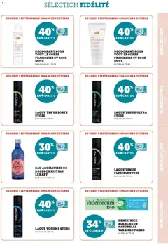 Hyper U - Prévisualisation de Hyper U - Ma sélection Carte U Septembre valide à partir de 07/09/2026 | Page: 13 | Produits: Framboise, Déodorant, Dentifrice, Laque