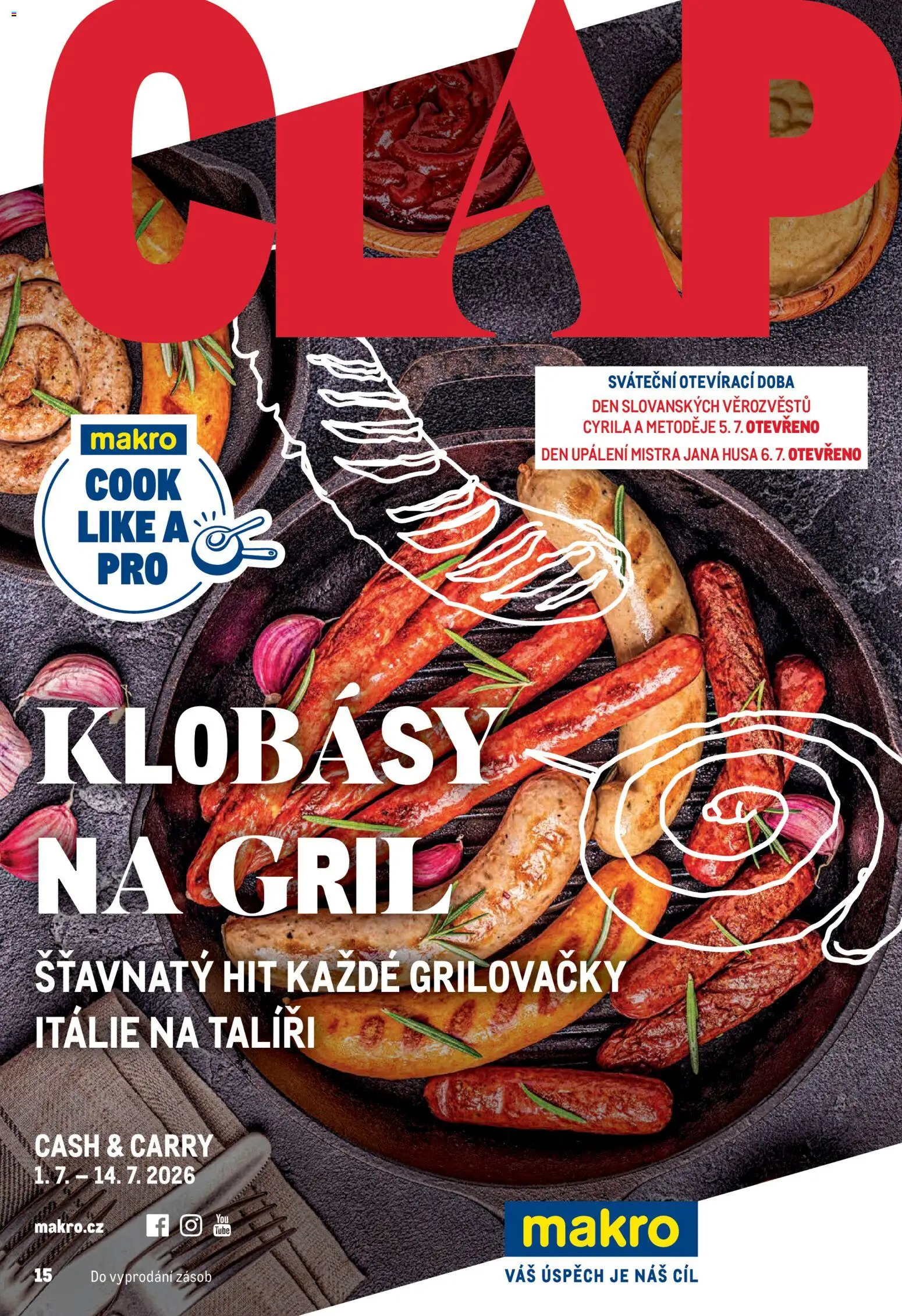 Makro leták - Pro milovníky jídla od 01.07.2026 | Strana: 1