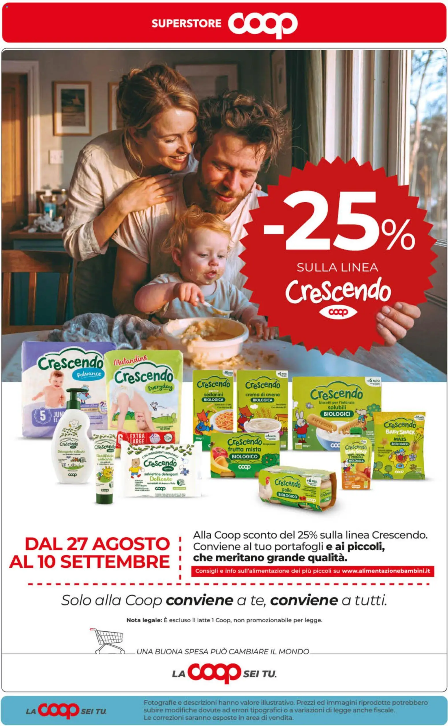 Volantino COOP del 01/09/2026 | Pagina: 52 | Prodotti: Crema, Dentifricio, Mutandine, Mais