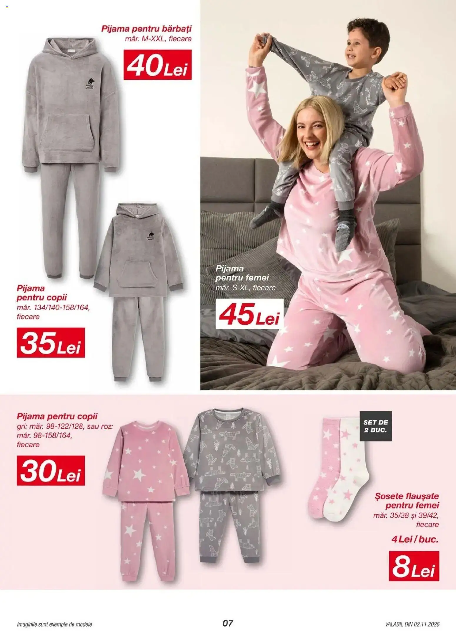 Kik catalog 30.10.2026 - Online magazin Romania | Pagină: 7 | Produse: Pijamă, Șosete