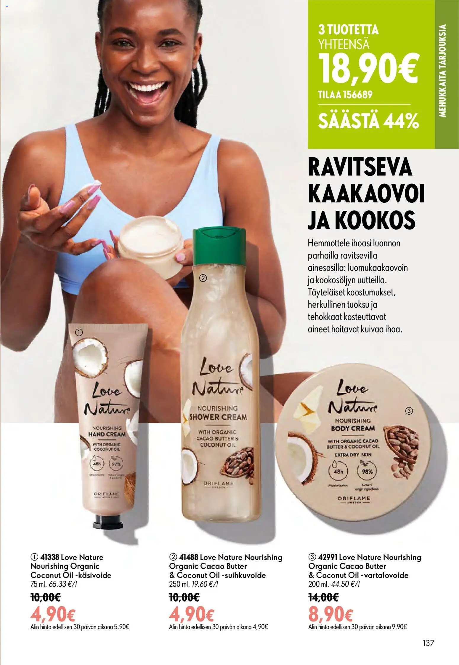 Oriflame - Esite 11 – voimassa 05/08/2026 alkaen | Sivu: 137