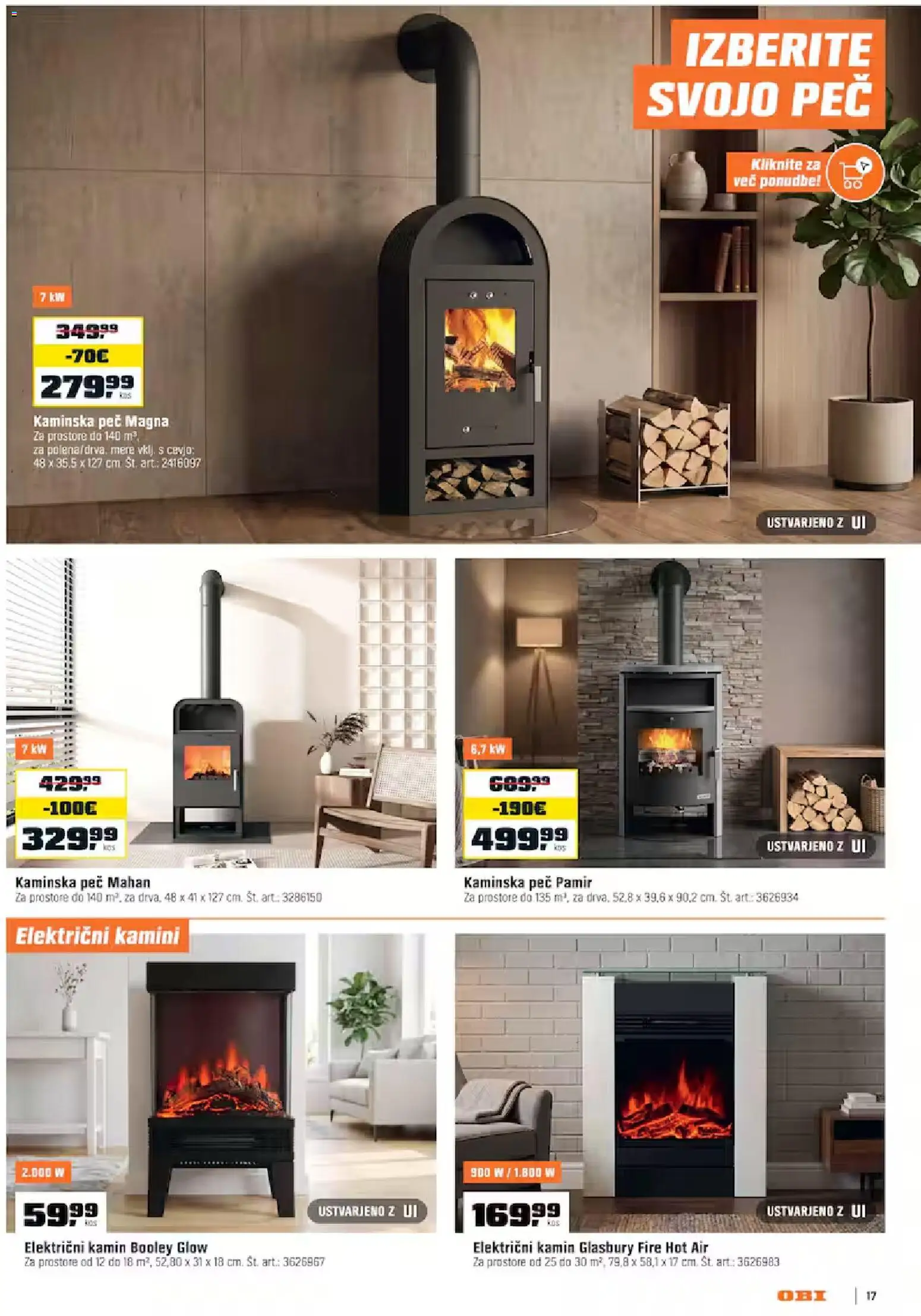 Novi OBI katalog ponudbe – veljaven od 02.09.2026 | Stran: 17