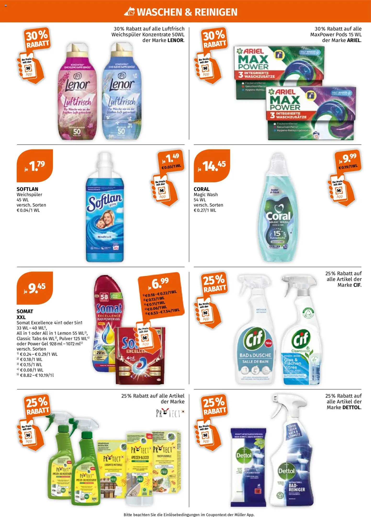Müller Flugblatt gültig ab 18.05.2026 | Seite: 8 | Produkte: Bad, Dusche, Weichspüler
