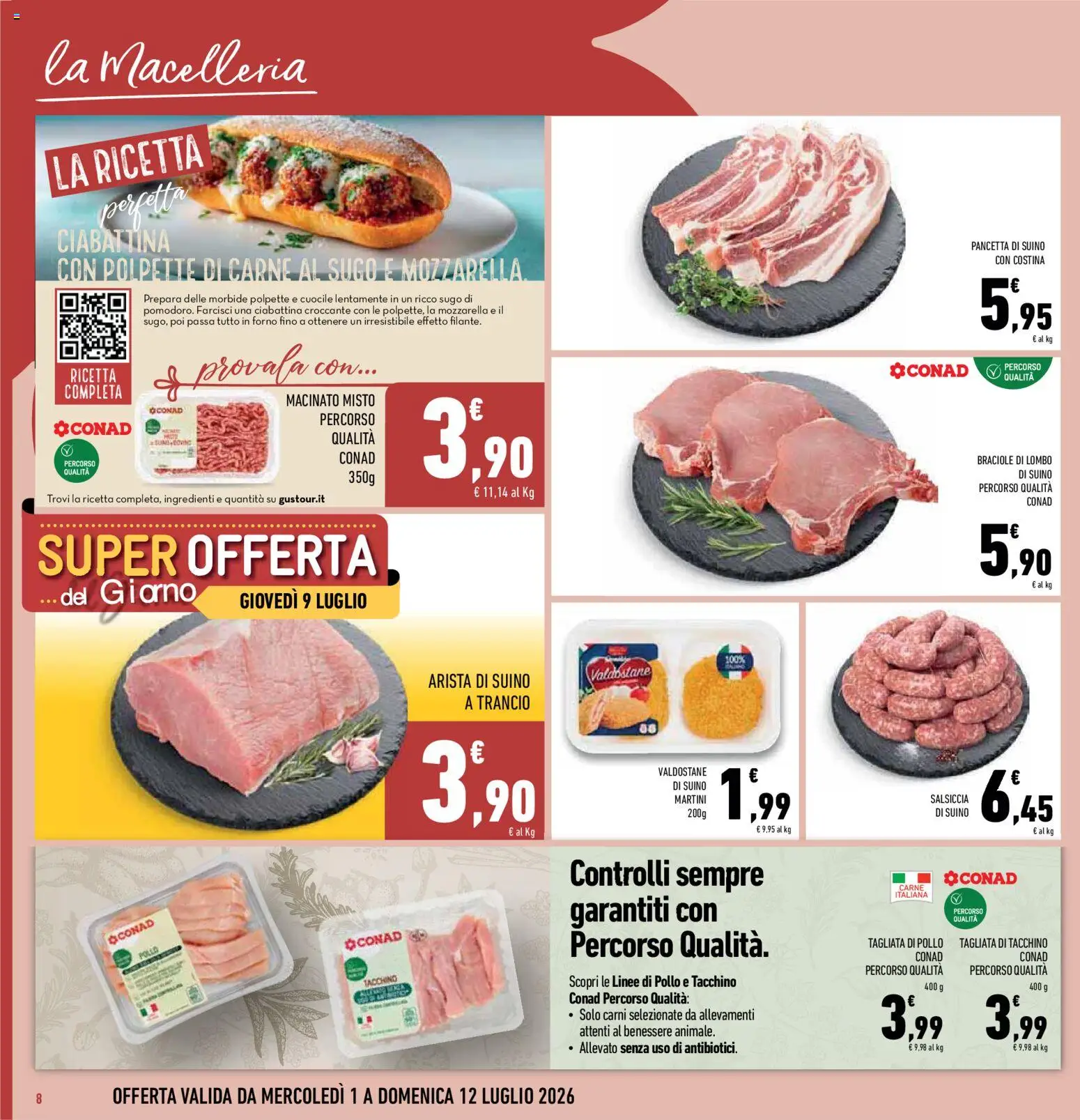 Volantino Conad del 01/07/2026 | Pagina: 8