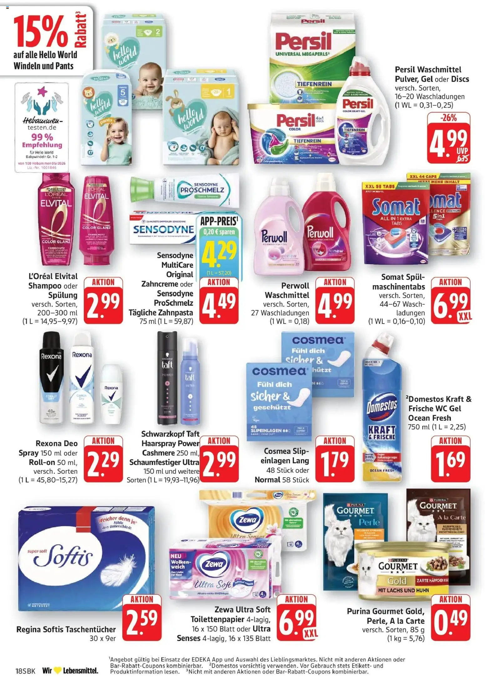 Edeka Prospekt Bad Bergzabern (ab 21.09.2026) » Angebote Online | Seite: 18
