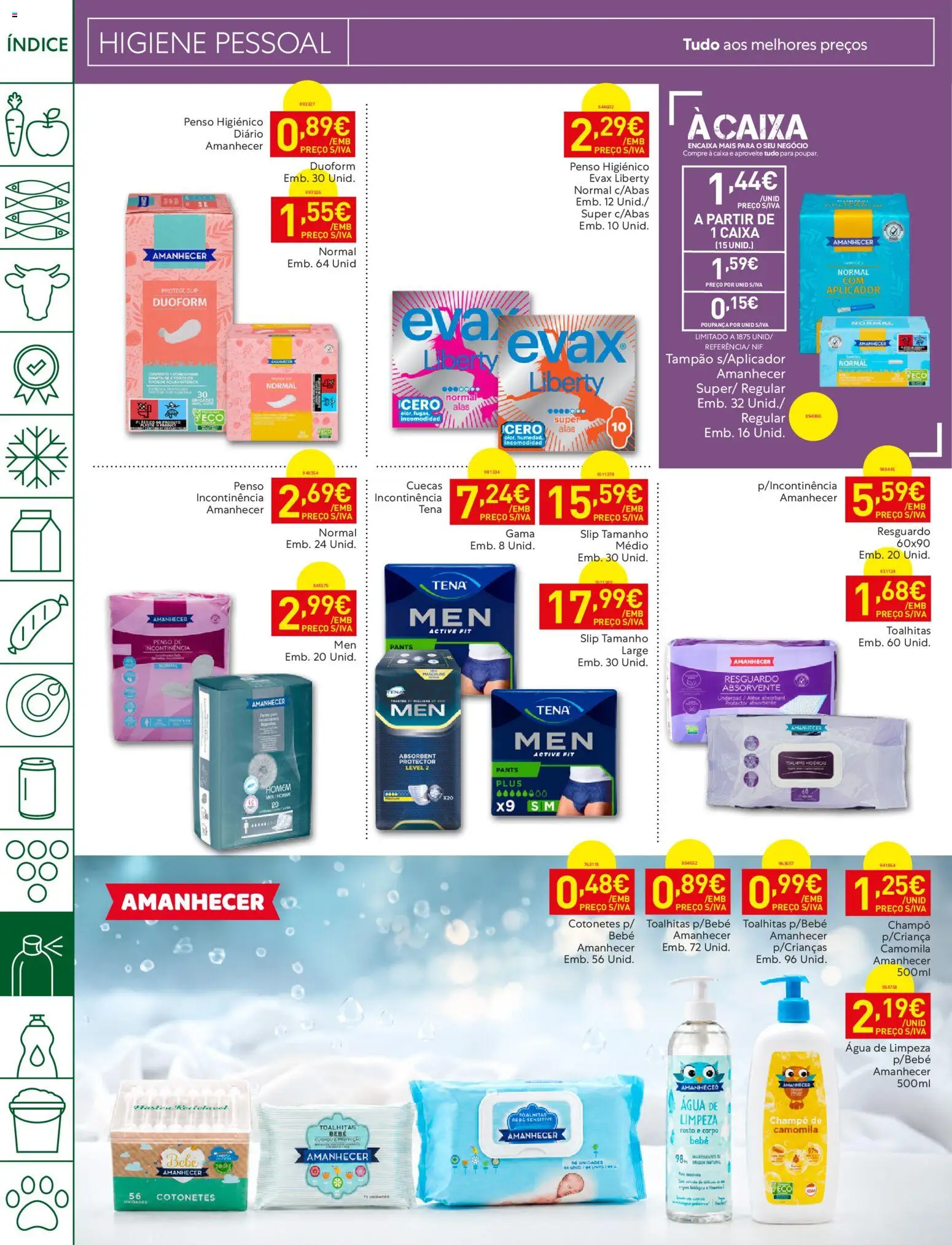 Recheio folheto Madeira │ válido de 15/09/2026 | Página: 34 | Produtos: Champô, Cotonetes, Caixa, Cuecas