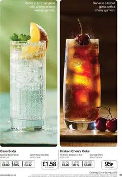 Preview of Booker Wholesale - spring catering news 2026 valid from 22.05.2026 | Page: 65 | Products: Soda, Orange