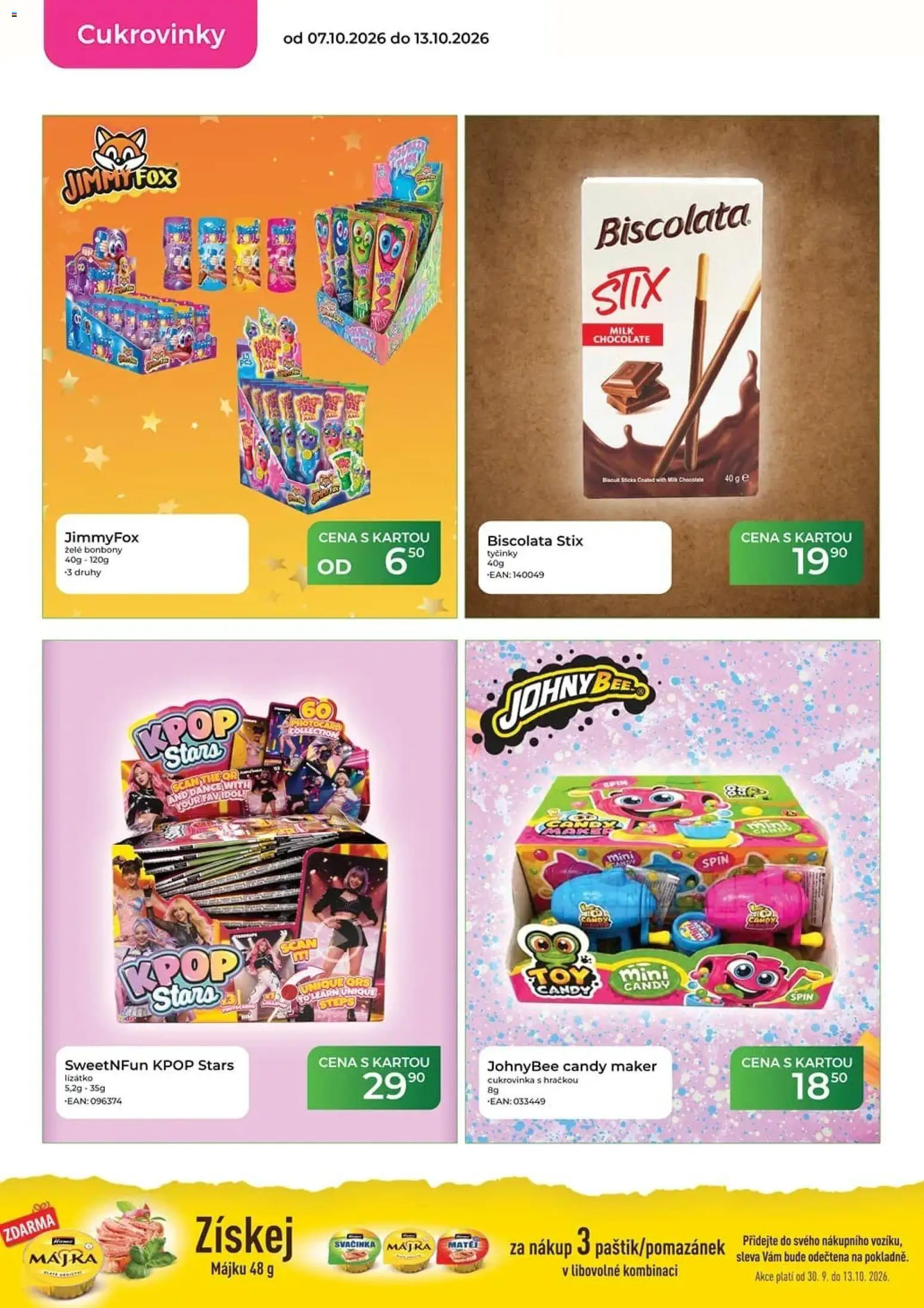 Tamda Foods leták od 07.10.2026 | Strana: 30 | Produkty: Bonbóny, Tyčinky, Cukrovinky, Želé bonbóny
