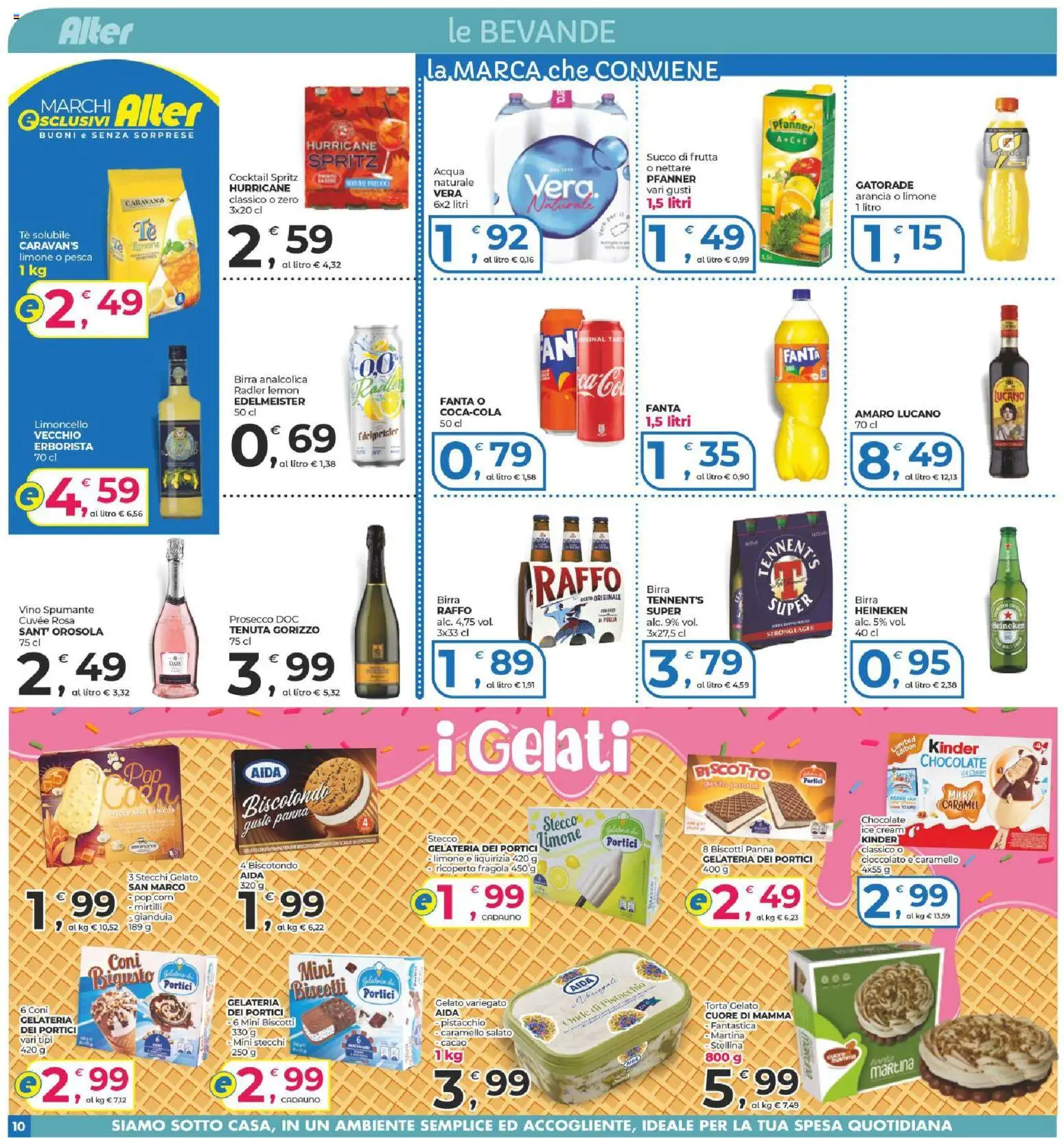 Volantino Alter Discount del 06/08/2026 | Pagina: 10 | Prodotti: Pistacchio, Cioccolato, Vino, Heineken