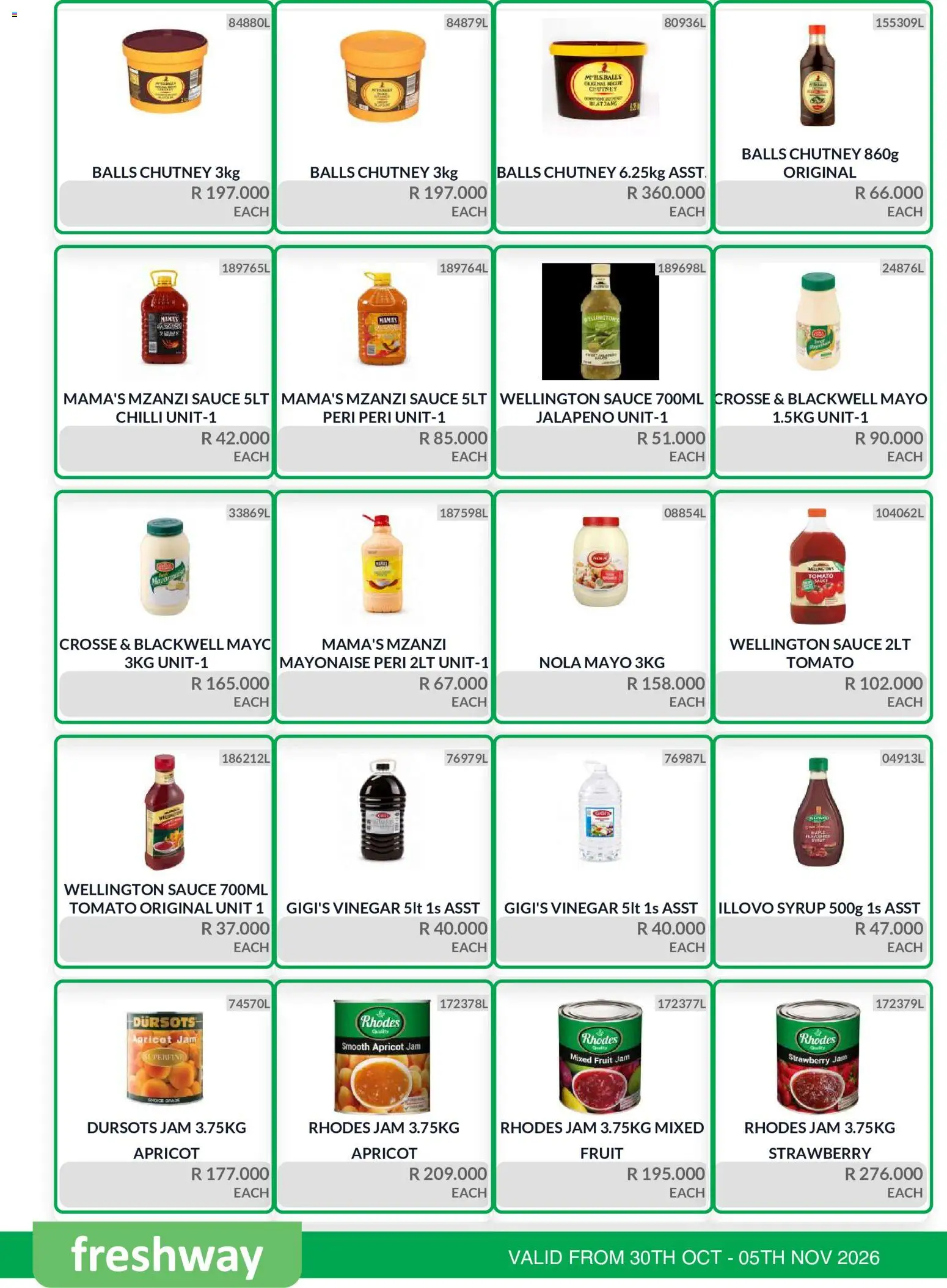 New KIT KAT Cash & Carry catalogue – valid from 30/10/2026 | Page: 7 | Products: Chutney, Vinegar, Fruit, Sauce