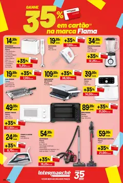 Pré-visualização Intermarché folheto válido de 02/07/2026 | Página: 3 | Produtos: Air fryer, Ferro a vapor, Aspirador, Microondas
