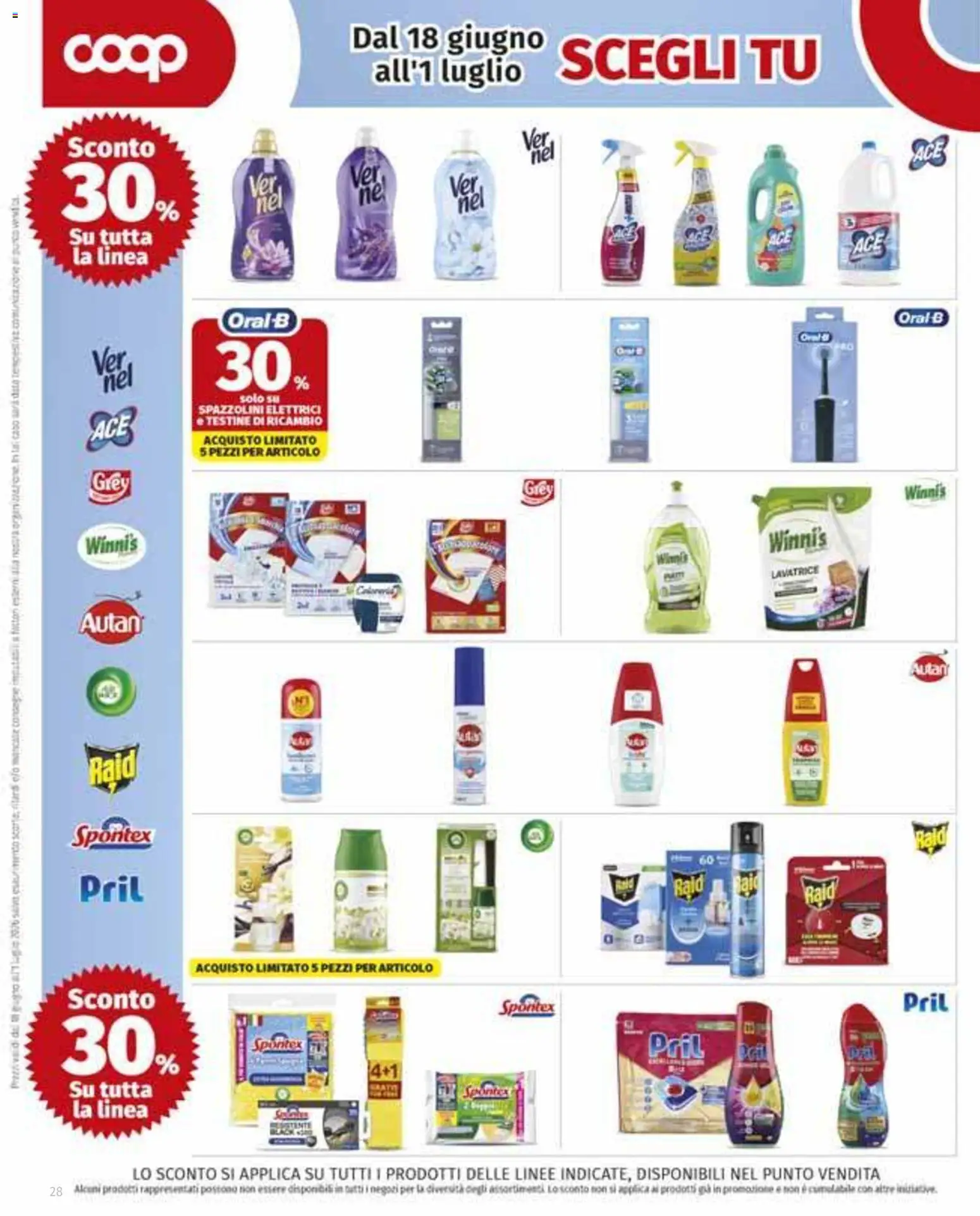 Volantino COOP del 11.06.2026 | Pagina: 28 | Prodotti: Lavatrice