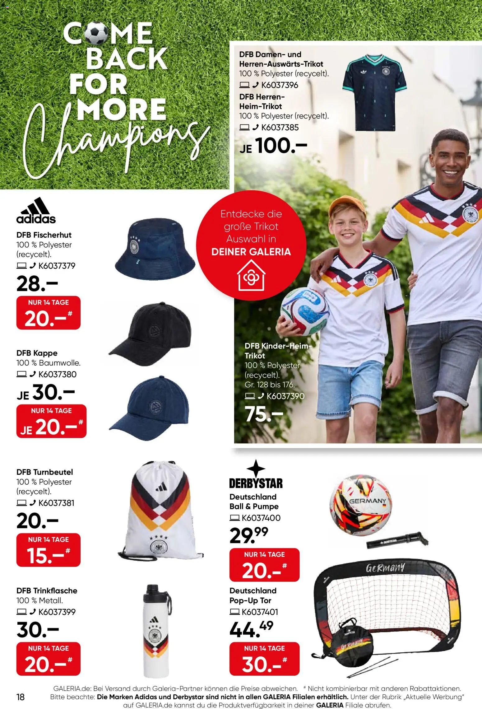 Galeria Karstadt Kaufhof Prospekt – gültig ab 10.06.2026 | Seite: 18 | Produkte: Kappe