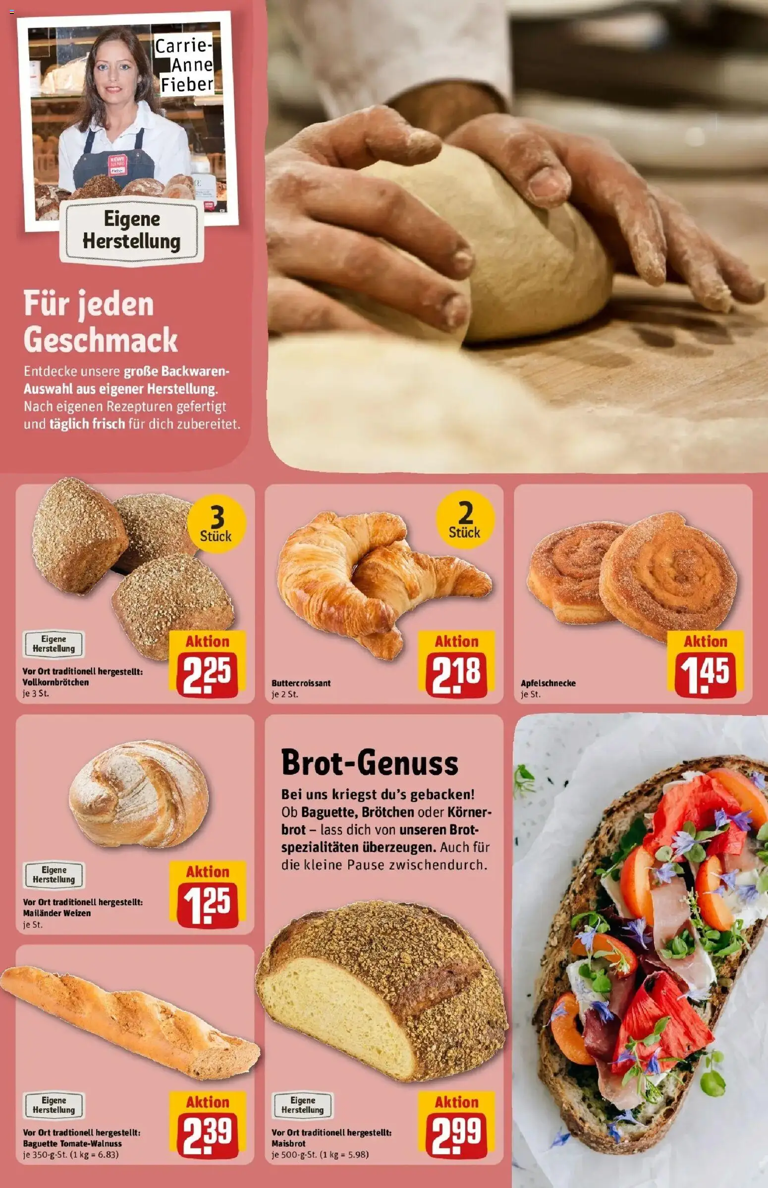 Rewe Prospekt Darmstadt – gültig ab 27.07.2026 | Seite: 12 | Produkte: Baguette, Brot