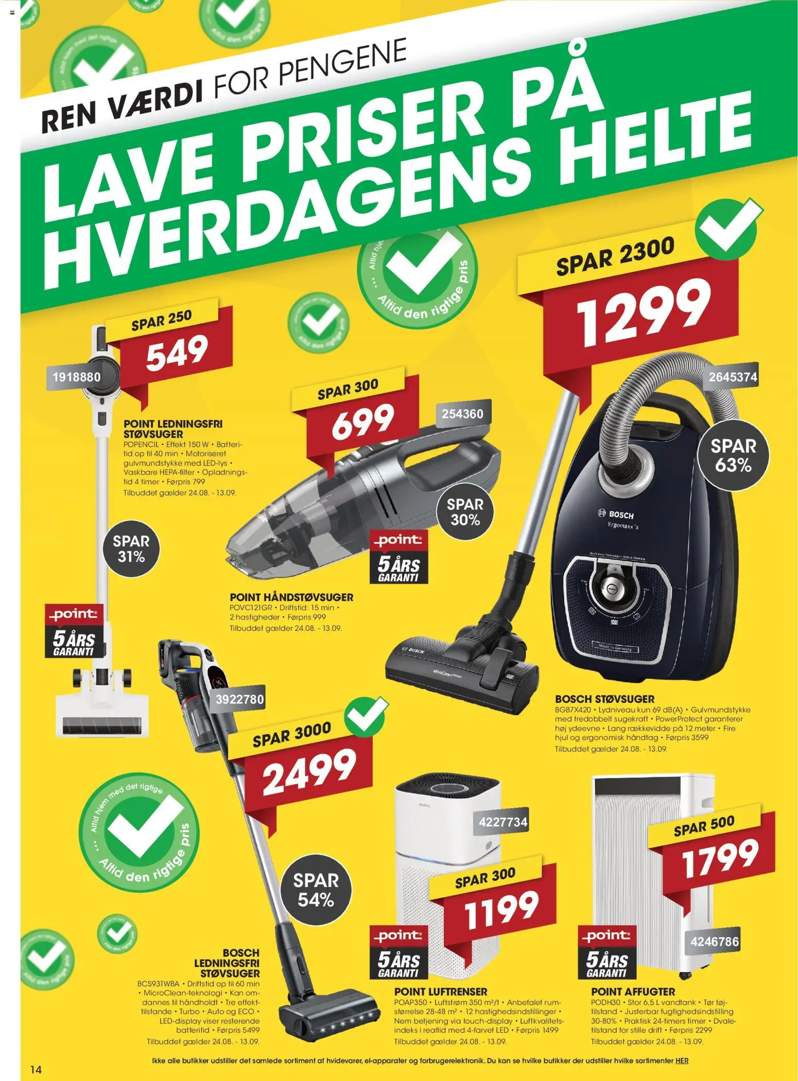 Punkt1 tilbudsavis – gyldig fra 24/08/2026 | Side: 14