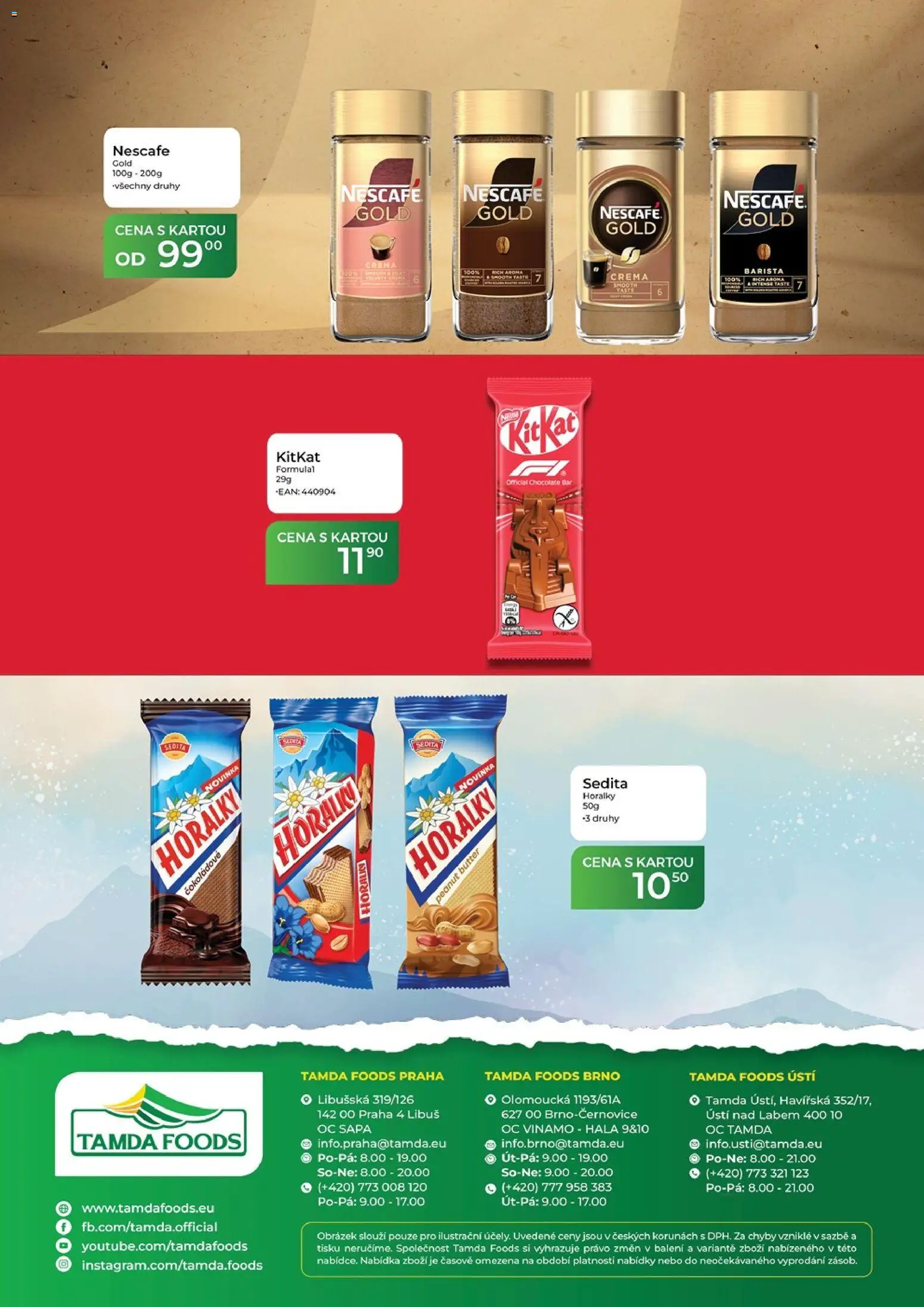 Tamda Foods leták od 02.09.2026 | Strana: 60 | Produkty: Nescafé Gold, Horalky, Nescafé, Crema