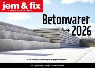 Jem & fix - Betonvarekatalog gyldig fra 01.05.2026