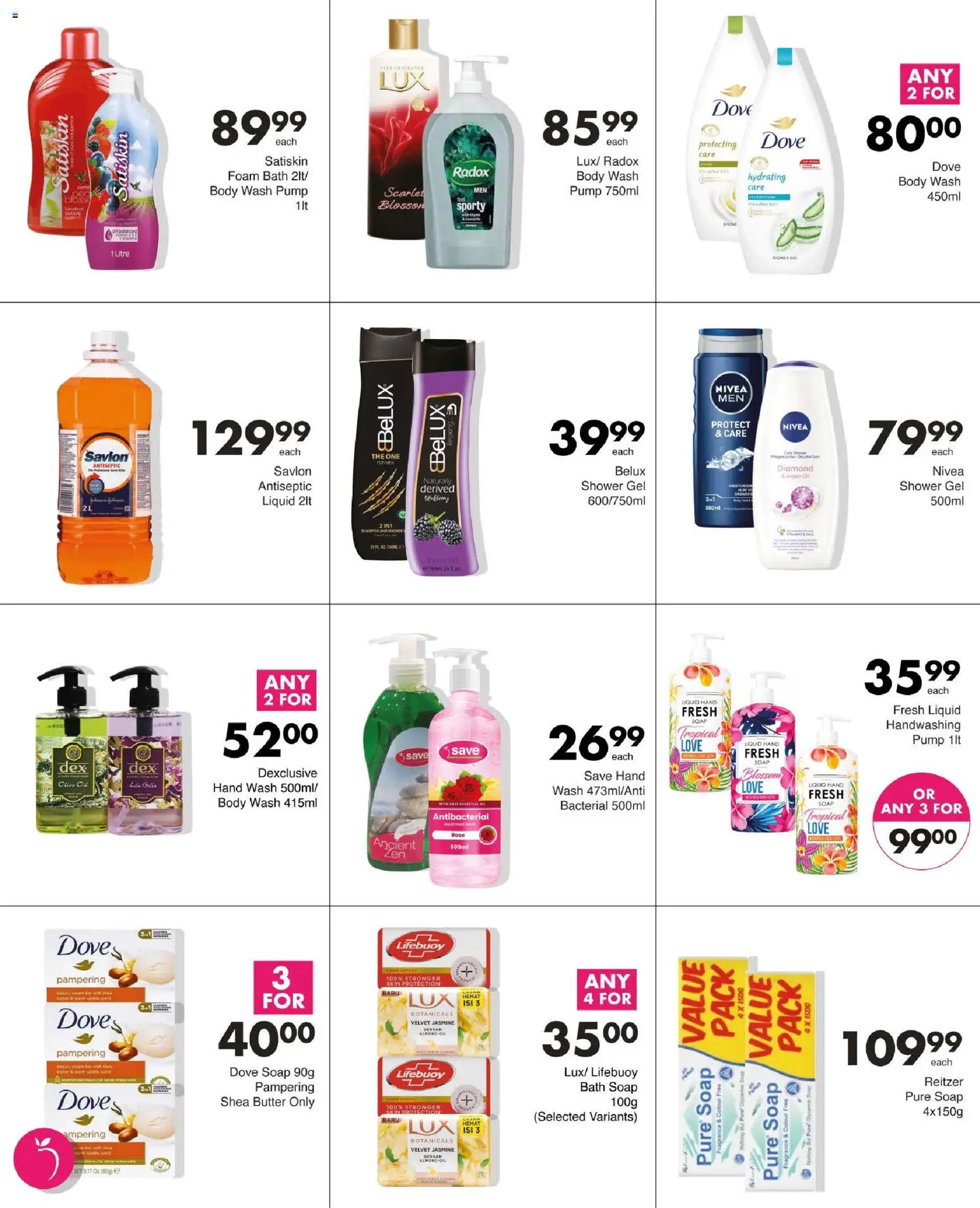 New Save catalogue – valid from 15/10/2026 | Page: 62 | Products: Shower, Butter, Oil, Soap