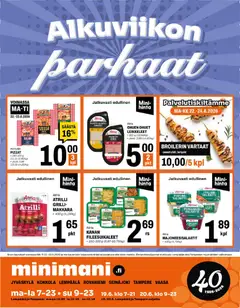 Minimani-mainoslehti voimassa 22/06/2026 alkaen